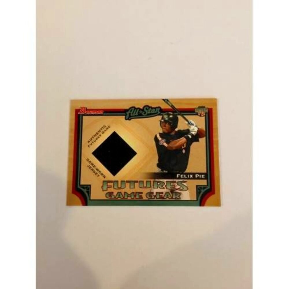 2005 Bowman - Futures Game Gear Felix Pie Chicago Cubs #FGG-FP (036)